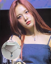 Load image into Gallery viewer, Dreamy Butterfly Semi-Choker Necklace - Light Blue (Oh My Girl Arin, Mamamoo Solar, STAYC Sieun, J Necklace)