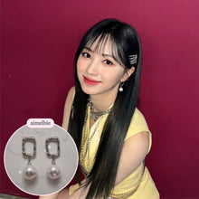 Load image into Gallery viewer, [Aespa Winter Earrings] Judy Earrings - Silver