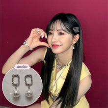 Load image into Gallery viewer, [Aespa Winter Earrings] Judy Earrings - Silver