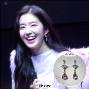 [Red Velvet Irene Earrings] Violet Spell Earrings