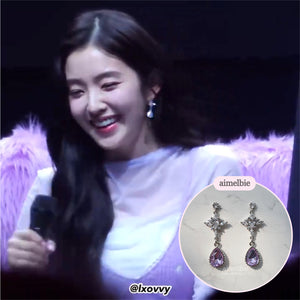 [Red Velvet Irene Earrings] Violet Spell Earrings