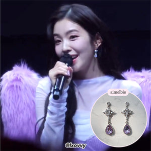 [Red Velvet Irene Earrings] Violet Spell Earrings