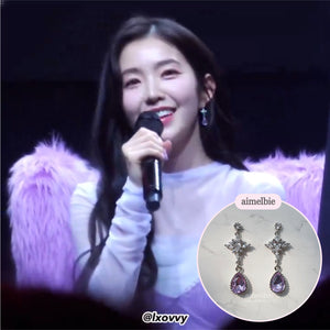 [Red Velvet Irene Earrings] Violet Spell Earrings