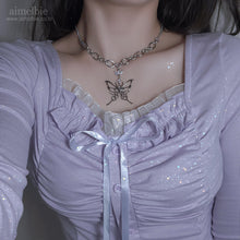 Load image into Gallery viewer, Princess Butterfly Chain Semi Choker Necklace [(G)-IDLE Miyeon Necklace]