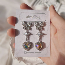 Load image into Gallery viewer, Butterfly and Paradise Shine Earrings