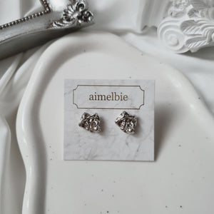 Vintage Fragment Earrings - Silver