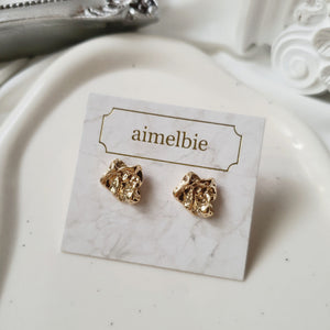 Vintage Fragment Earrings - Gold