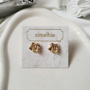 Vintage Fragment Earrings - Gold