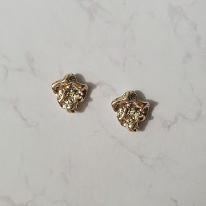 Vintage Fragment Earrings - Gold