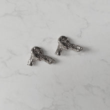 Load image into Gallery viewer, Vintage Knot Earrings - Silver