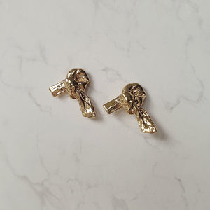 Vintage Knot Earrings - Gold