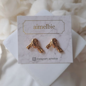 Vintage Knot Earrings - Gold