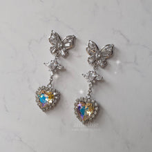Load image into Gallery viewer, Butterfly and Paradise Shine Earrings
