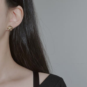 Vintage Fragment Earrings - Gold