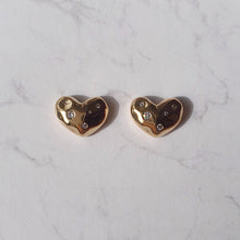 Load image into Gallery viewer, Olivia Heart Earrings - Gold