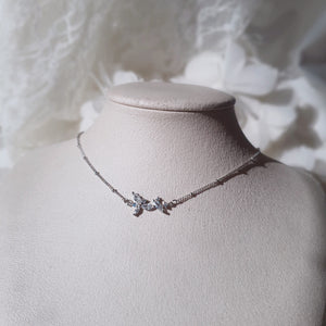 Dreamy Crystal Semi Choker Necklace