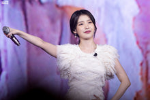 Load image into Gallery viewer, [IU Earrings] Heart Crystal and Pearl Earrings - Rosepink