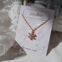 Load image into Gallery viewer, Diamond Petals Semi-Choker Necklace - Rosegold ver.