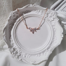 Load image into Gallery viewer, Heavenly Crystal Semi Choker Necklace - Rosegold