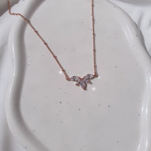 Load image into Gallery viewer, Heavenly Crystal Semi Choker Necklace - Rosegold