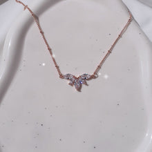 Load image into Gallery viewer, Heavenly Crystal Semi Choker Necklace - Rosegold