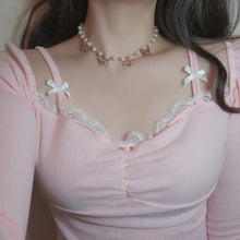 Load image into Gallery viewer, Butterfly Waltz Choker Necklace - Rosegold ver.