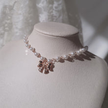 Load image into Gallery viewer, Adorable Ribbon Pearl Choker - Rosegold ver.