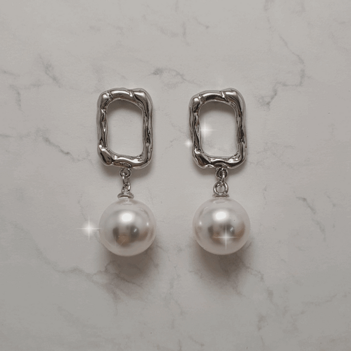[Aespa Winter Earrings] Judy Earrings - Silver