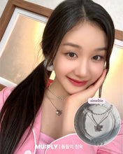 Load image into Gallery viewer, [(G)I-DLE Miyeon, Baby Monster Pharita Necklace] Butterfly Fairy Layered Necklace