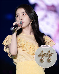 [IU Earrings] Mary Earrings - Vintage Rose Version