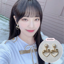 Load image into Gallery viewer, Sweet Heart Earrings - Gold ( STAYC Sieun, Gfriend Yerin Earrings)