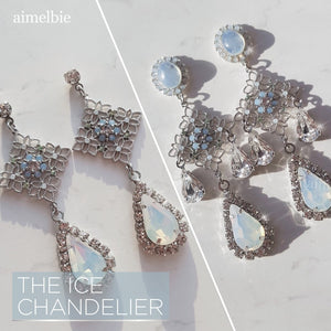 The Ice Chandelier Earrings - Simple