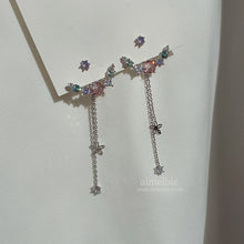 Load image into Gallery viewer, Pastel Jewel Arc Earrings
